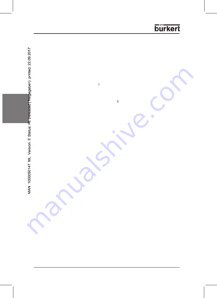 Bürkert 0911 Operating Instructions Manual Download Page 44