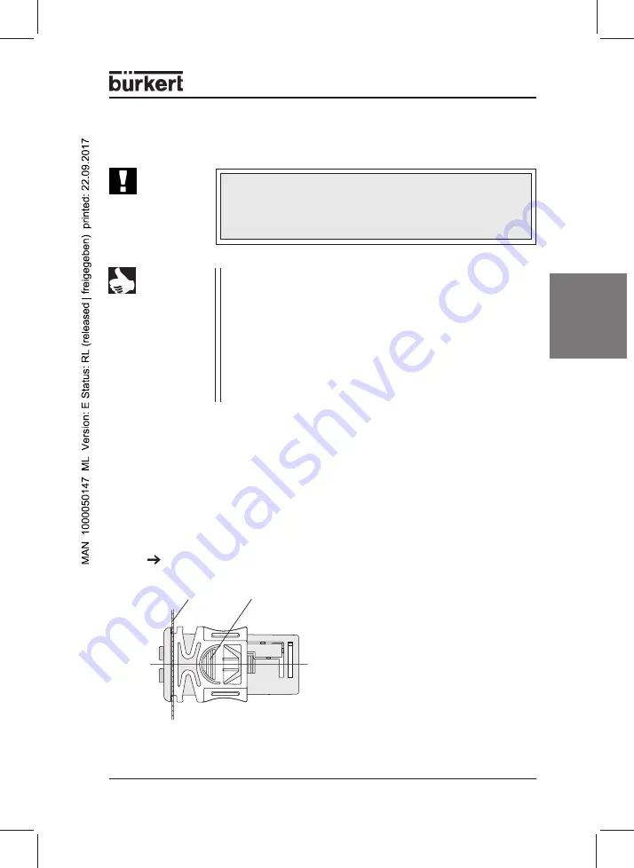 Bürkert 0911 Operating Instructions Manual Download Page 45