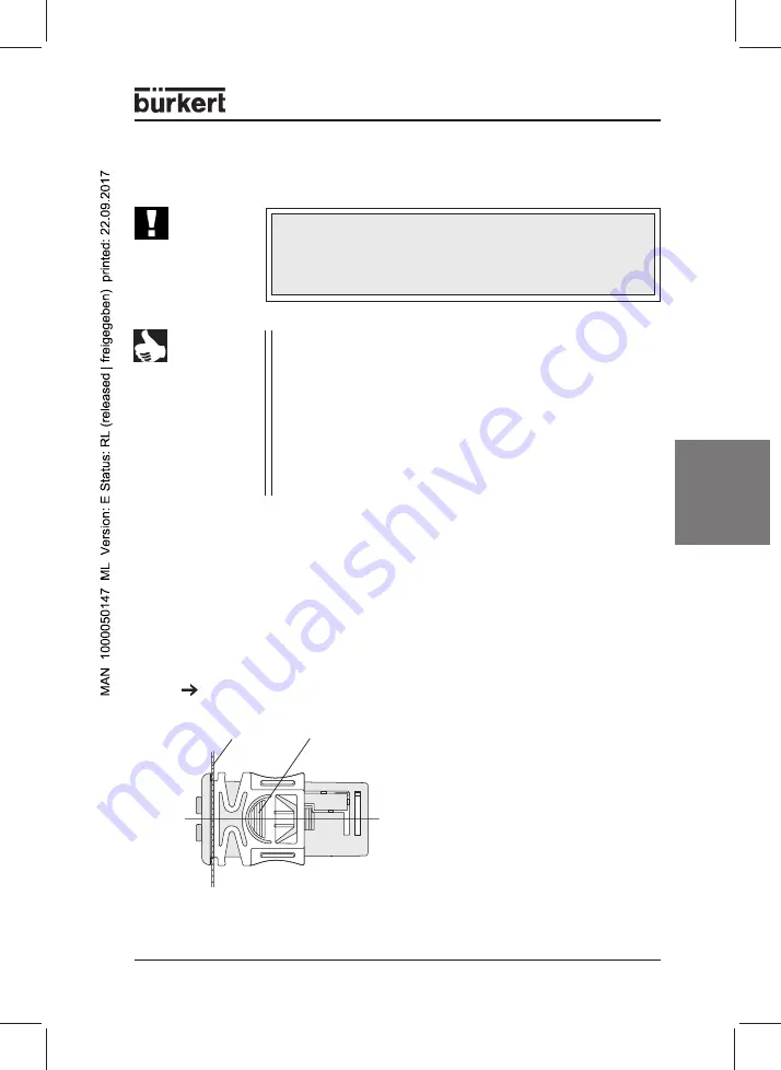 Bürkert 0911 Operating Instructions Manual Download Page 71