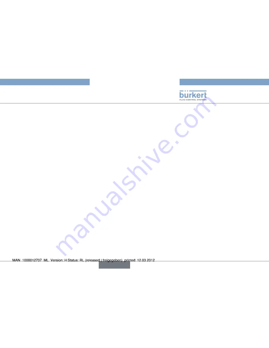 Bürkert 2012 Assembly Instructions Manual Download Page 59