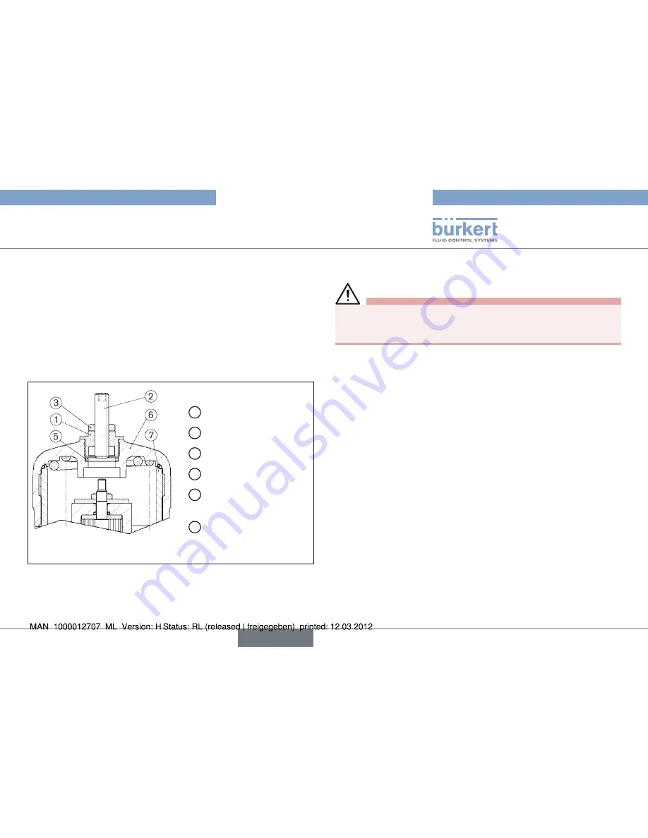 Bürkert 2012 Assembly Instructions Manual Download Page 67