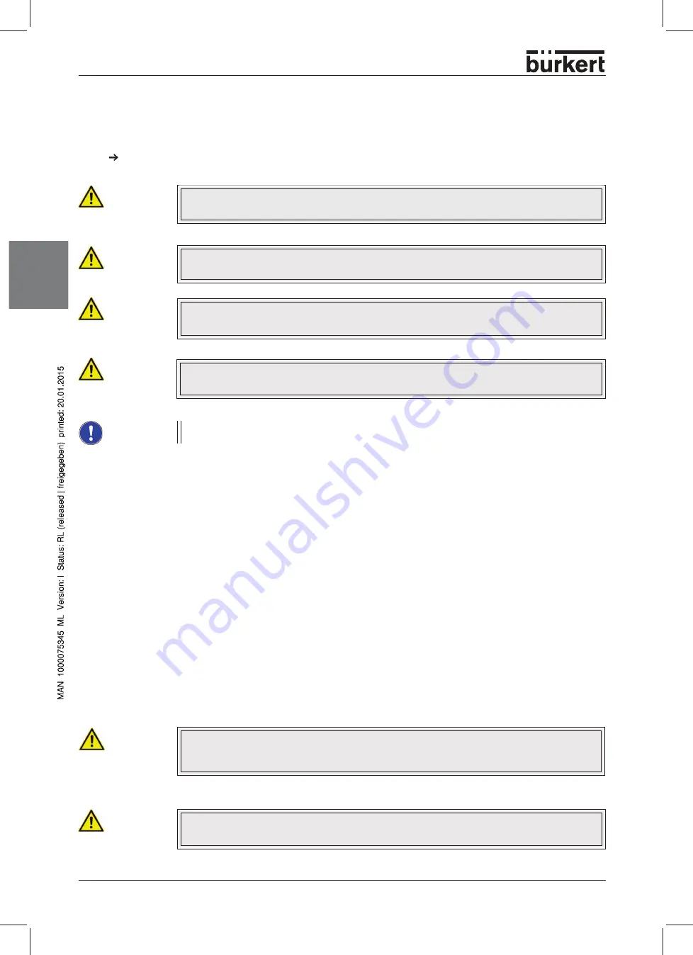 Bürkert 2702 Operating Instructions Manual Download Page 6