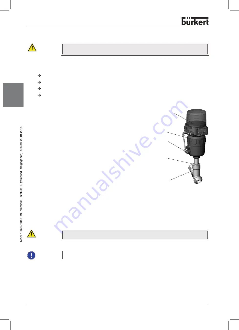 Bürkert 2702 Operating Instructions Manual Download Page 14