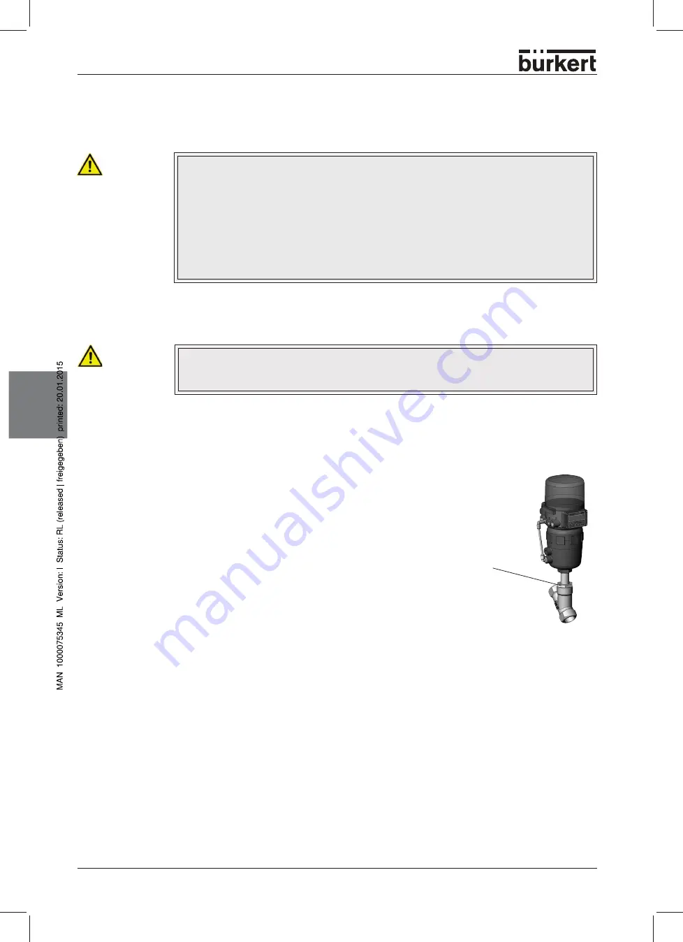 Bürkert 2702 Operating Instructions Manual Download Page 86