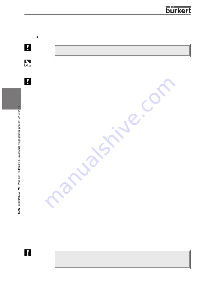 Bürkert 2712 Series Operating Instructions Manual Download Page 22