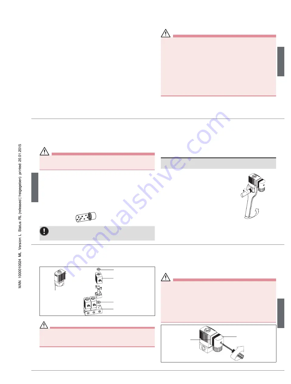 Bürkert 6014 Operating Instructions Manual Download Page 10