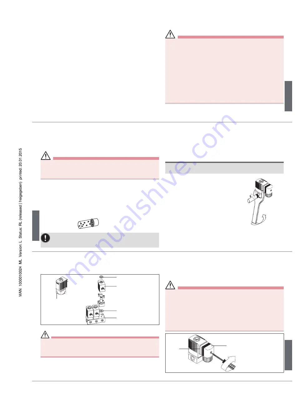 Bürkert 6014 Operating Instructions Manual Download Page 16