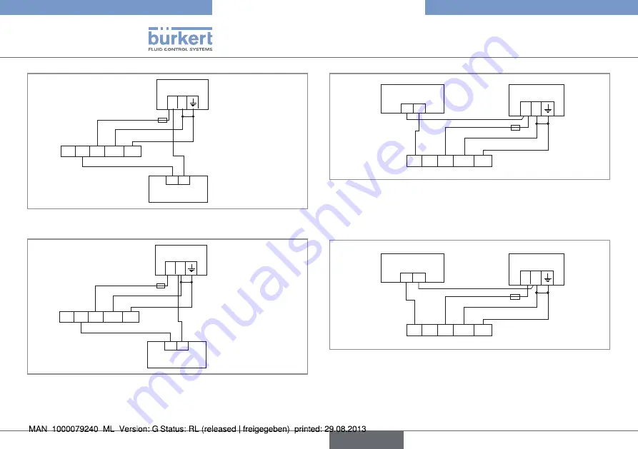 Bürkert 8012 Series Operating Instructions Manual Download Page 122