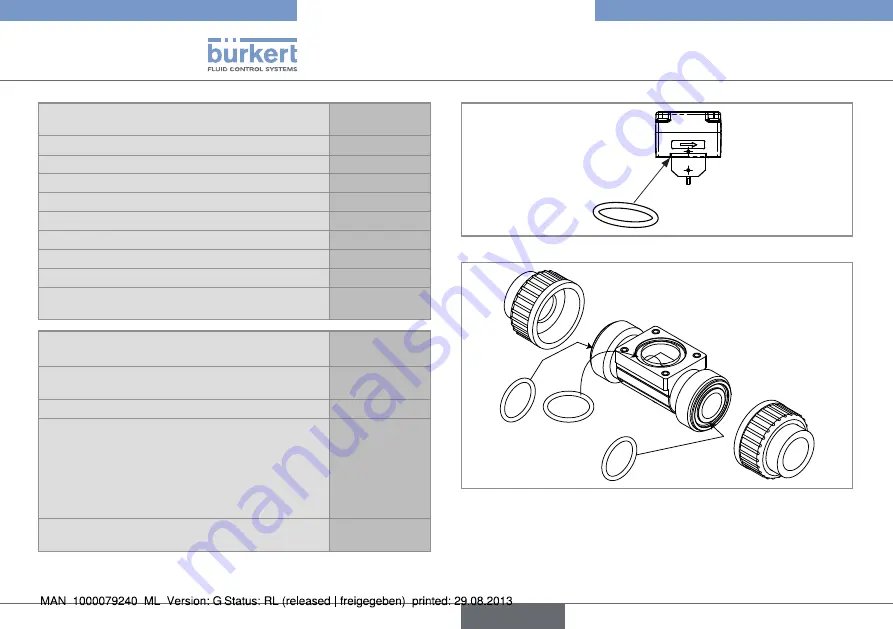 Bürkert 8012 Series Operating Instructions Manual Download Page 132