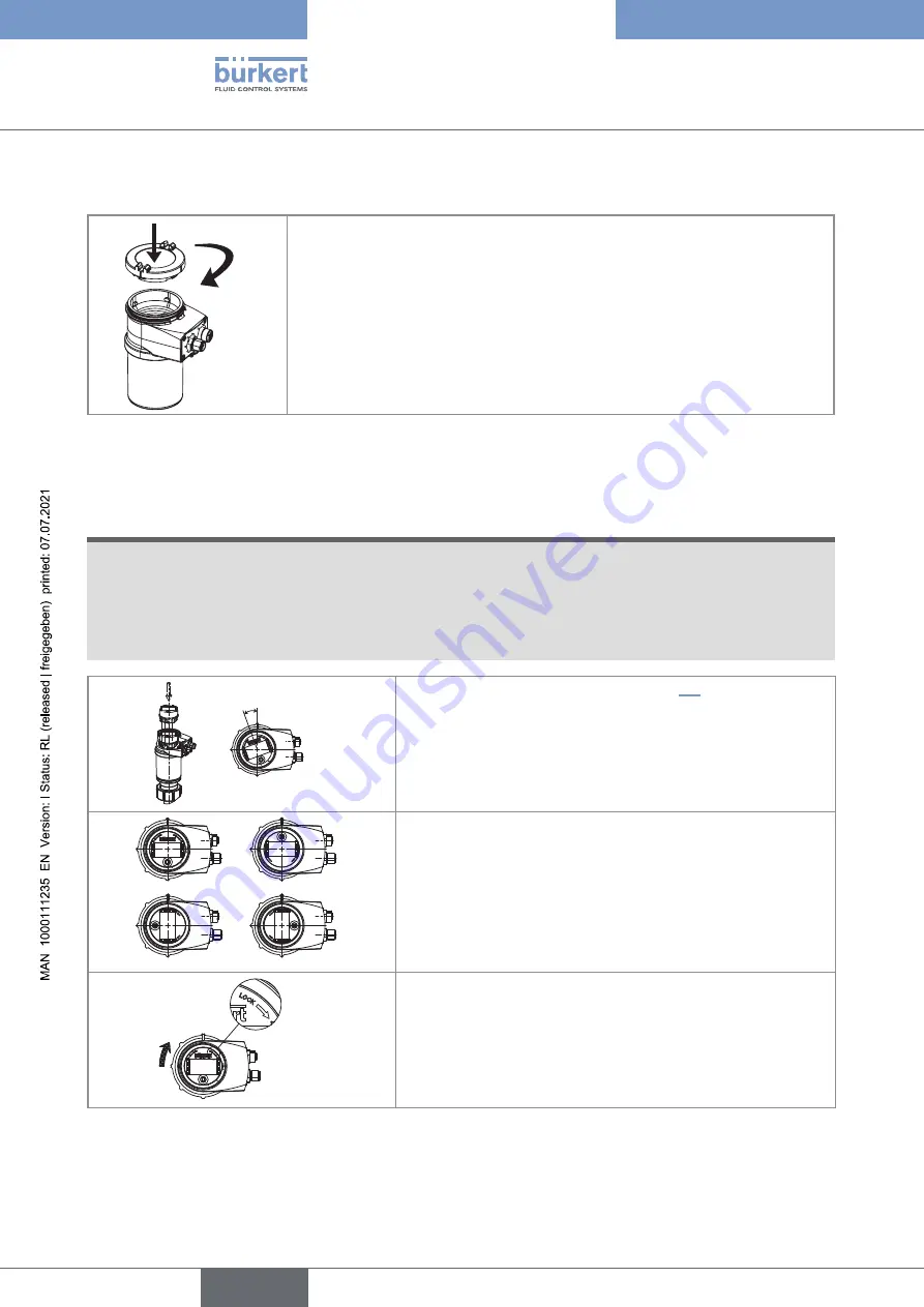 Bürkert 8222 ELEMENT NEUTRINO Скачать руководство пользователя страница 20