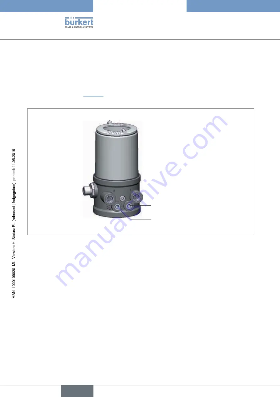 Bürkert 8695 Operating Instructions Manual Download Page 12