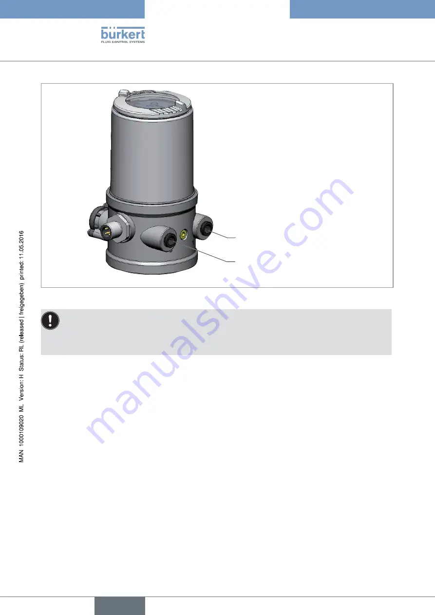 Bürkert 8695 Operating Instructions Manual Download Page 30