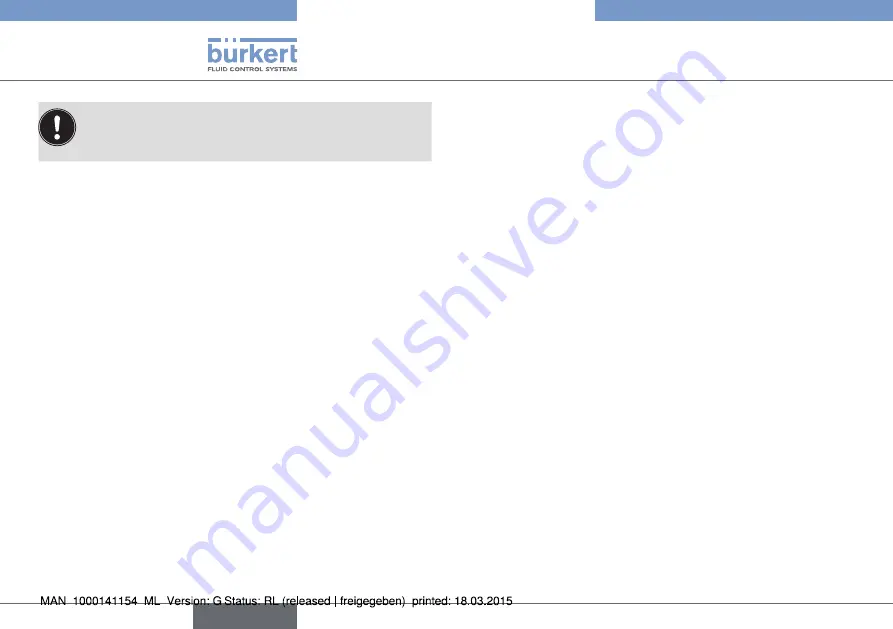 Bürkert eCONTROL 8611 Quick Start Manual Download Page 10