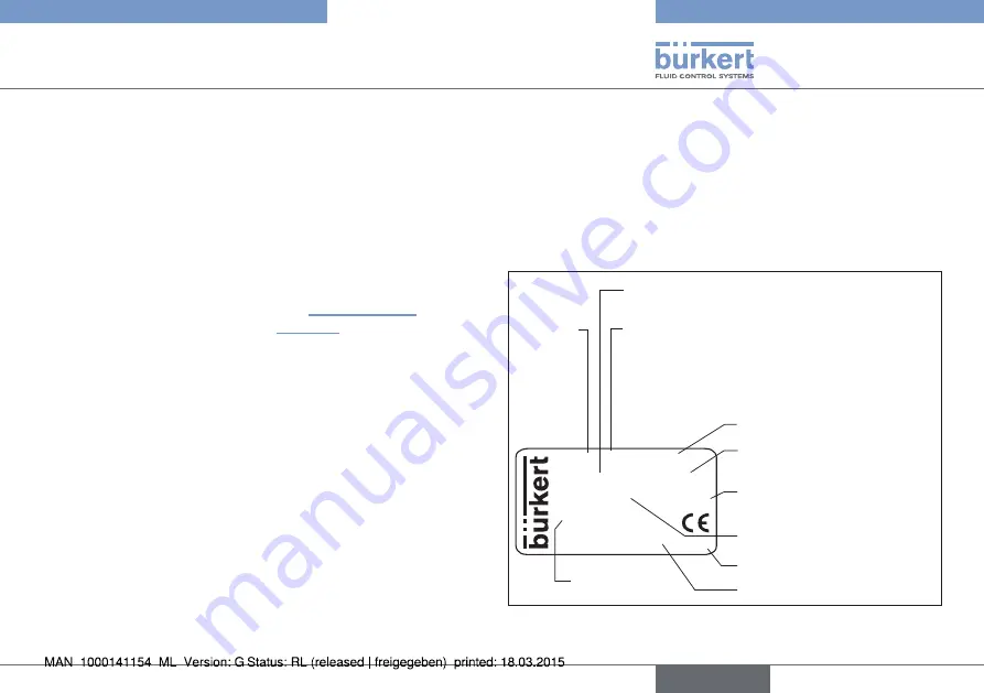 Bürkert eCONTROL 8611 Quick Start Manual Download Page 11