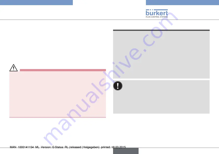 Bürkert eCONTROL 8611 Quick Start Manual Download Page 53