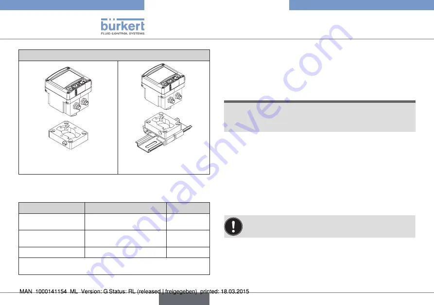 Bürkert eCONTROL 8611 Quick Start Manual Download Page 60