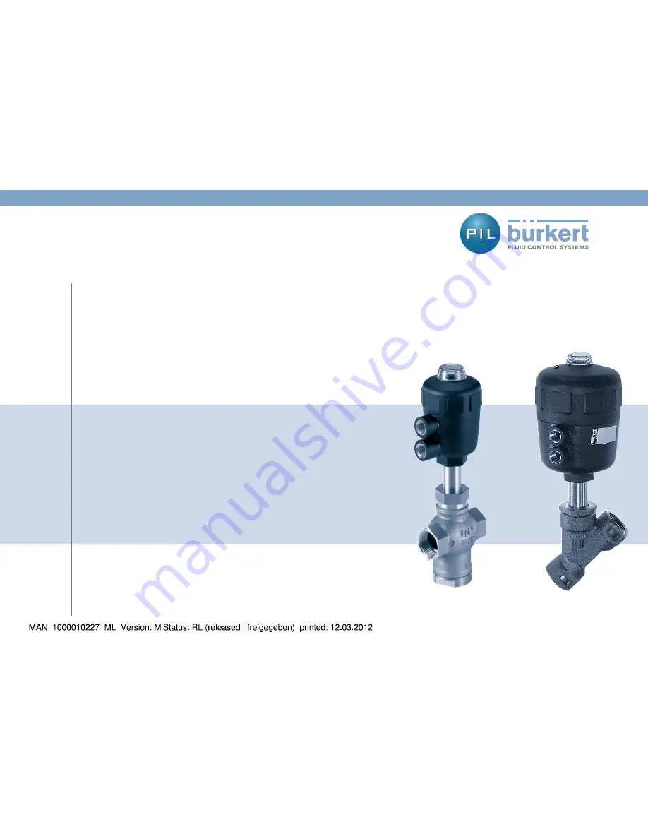 Bürkert Type 2000 Скачать руководство пользователя страница 1