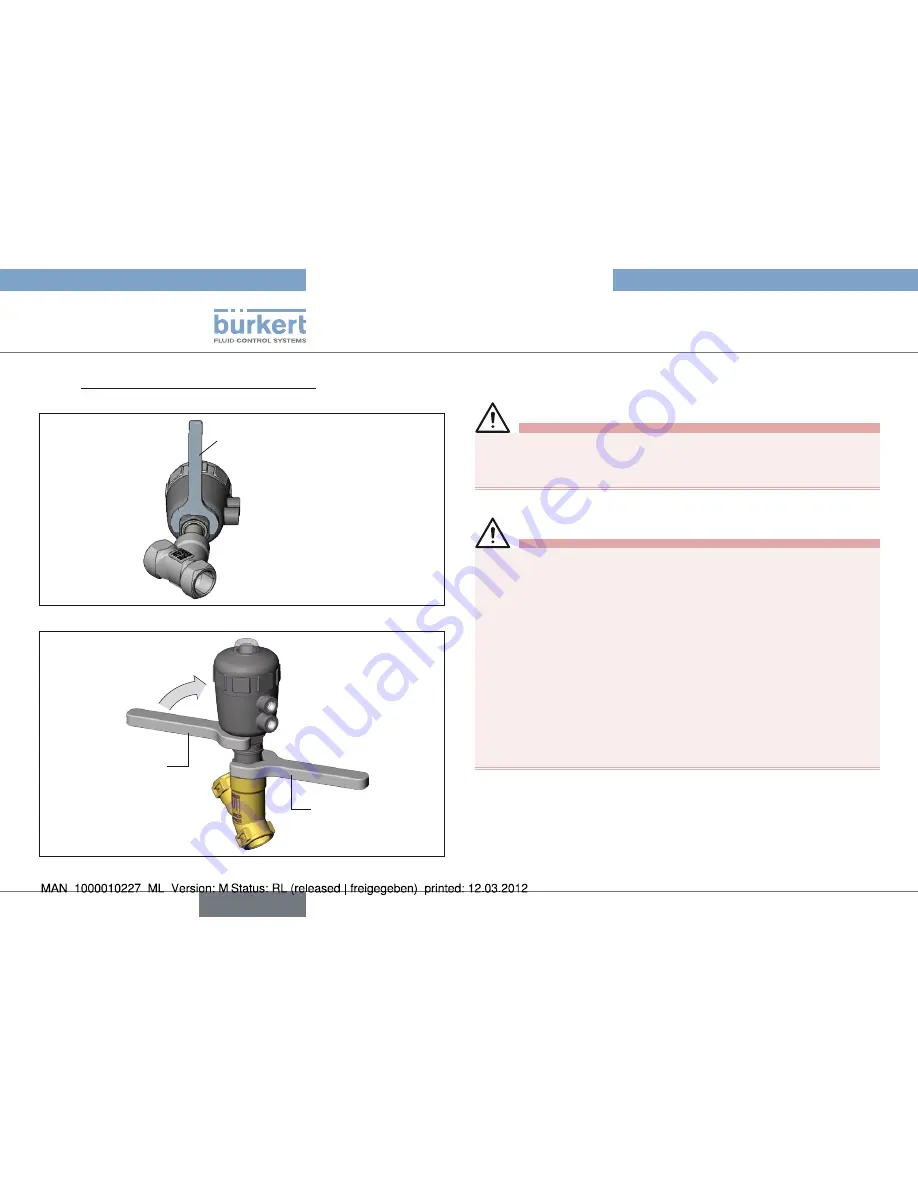 Bürkert Type 2000 Operating Instructions Manual Download Page 24