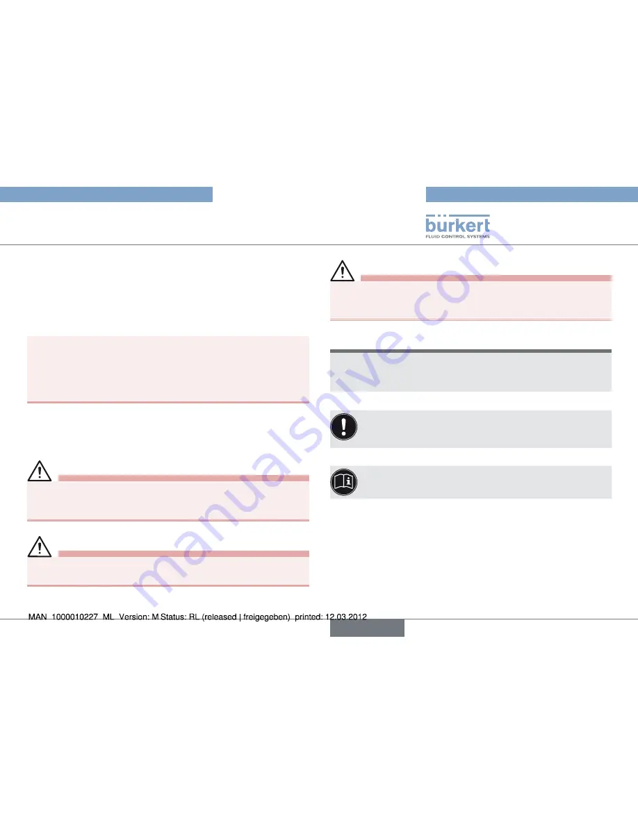 Bürkert Type 2000 Operating Instructions Manual Download Page 35