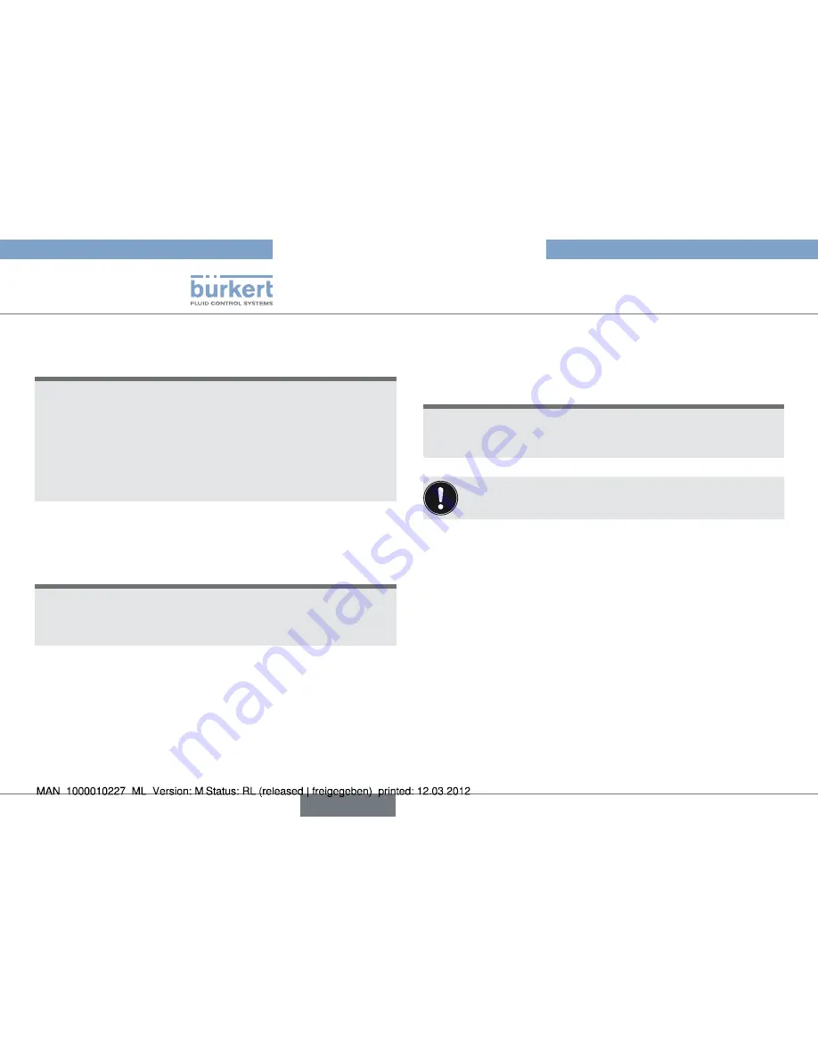 Bürkert Type 2000 Operating Instructions Manual Download Page 62