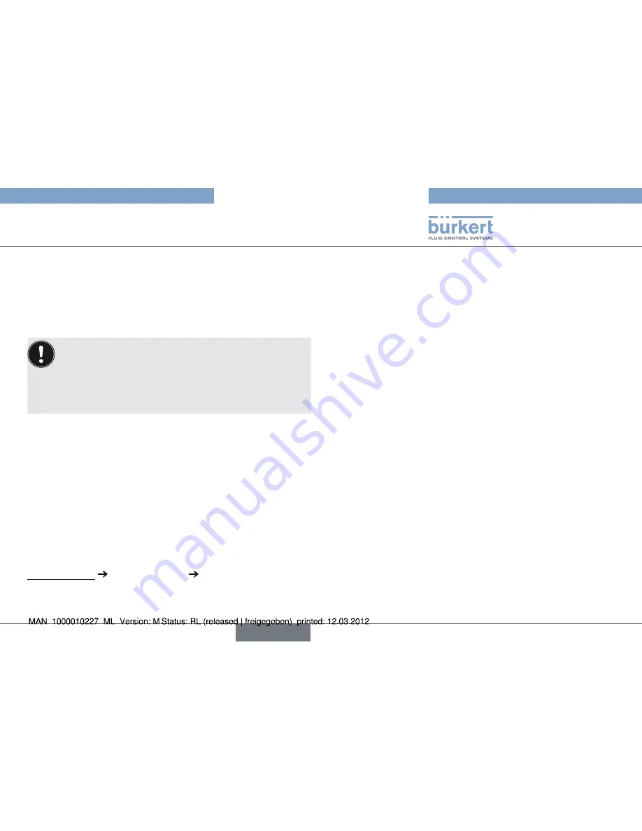 Bürkert Type 2000 Operating Instructions Manual Download Page 69