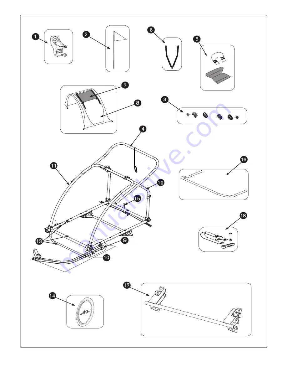 Burley child trailer Owner'S Instruction And Safety Manual Download Page 13