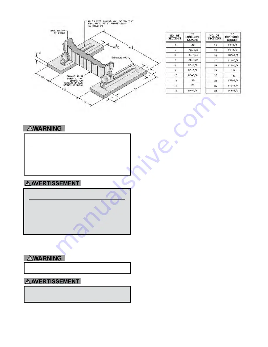 Burnham V1104H Installation, Operating And Service Instructions Download Page 13