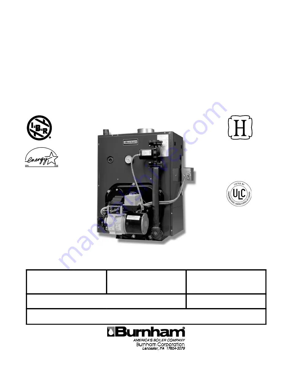 Burnham V7 SERIES Скачать руководство пользователя страница 1