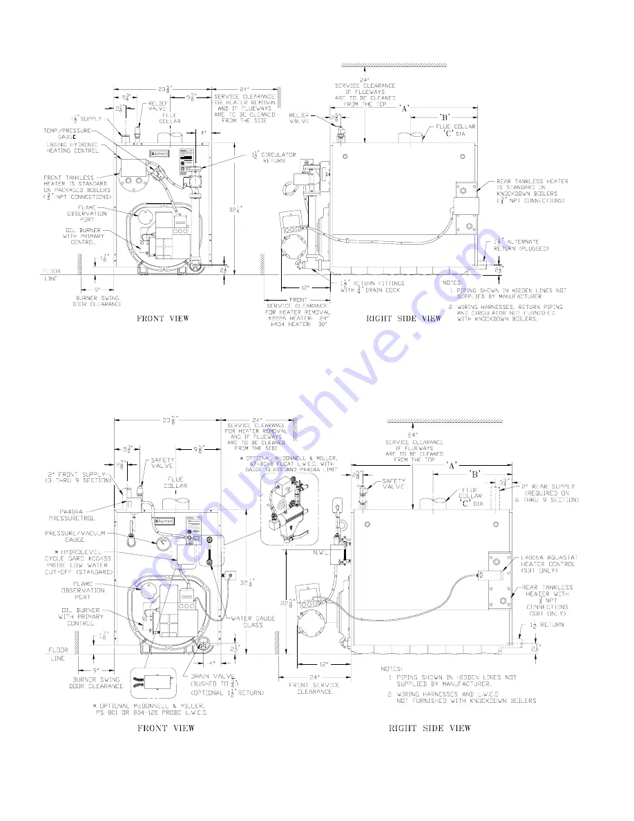 Burnham V7 SERIES Installation & Operating Instructions Manual Download Page 4