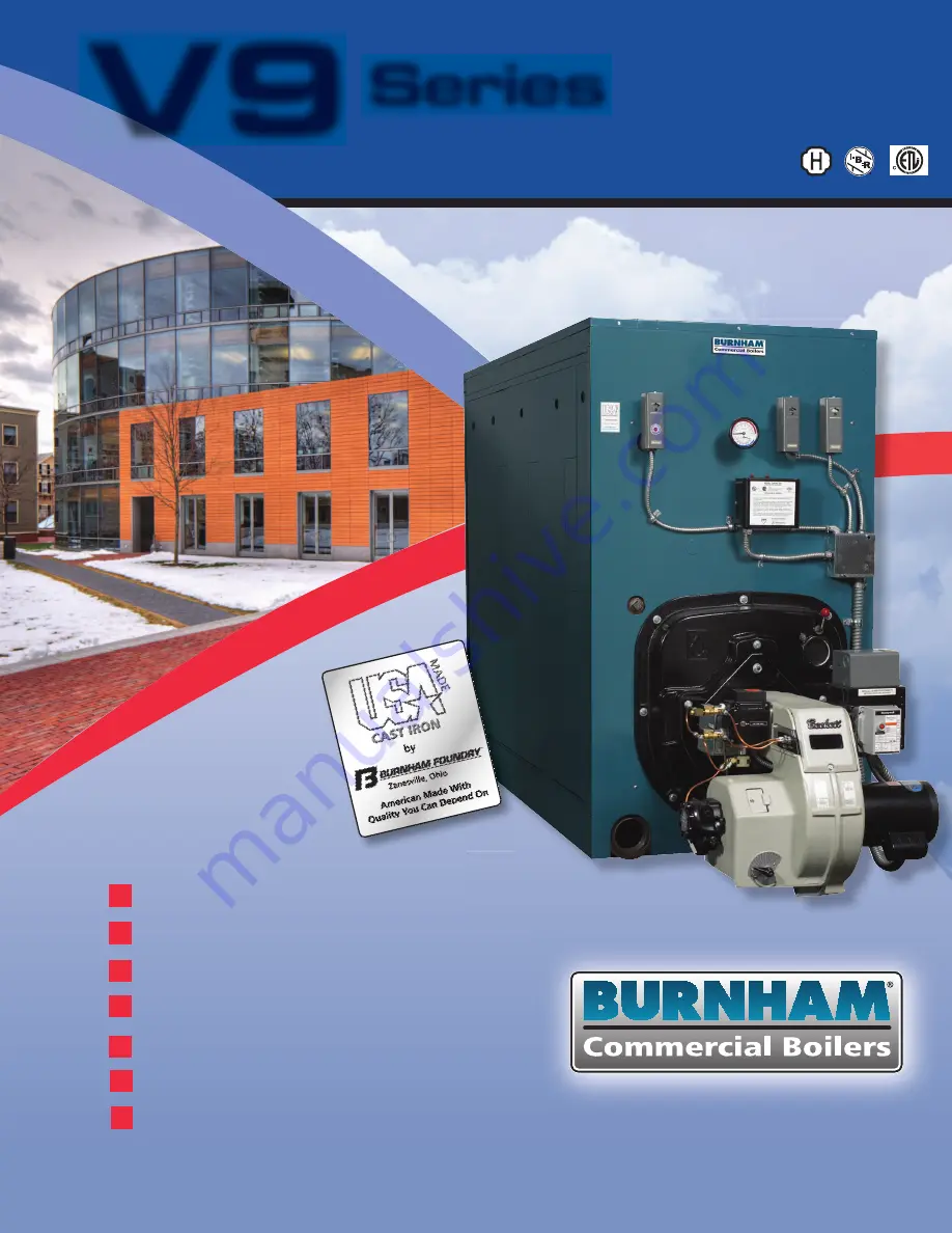 Burnham V9 Series Manual Download Page 1