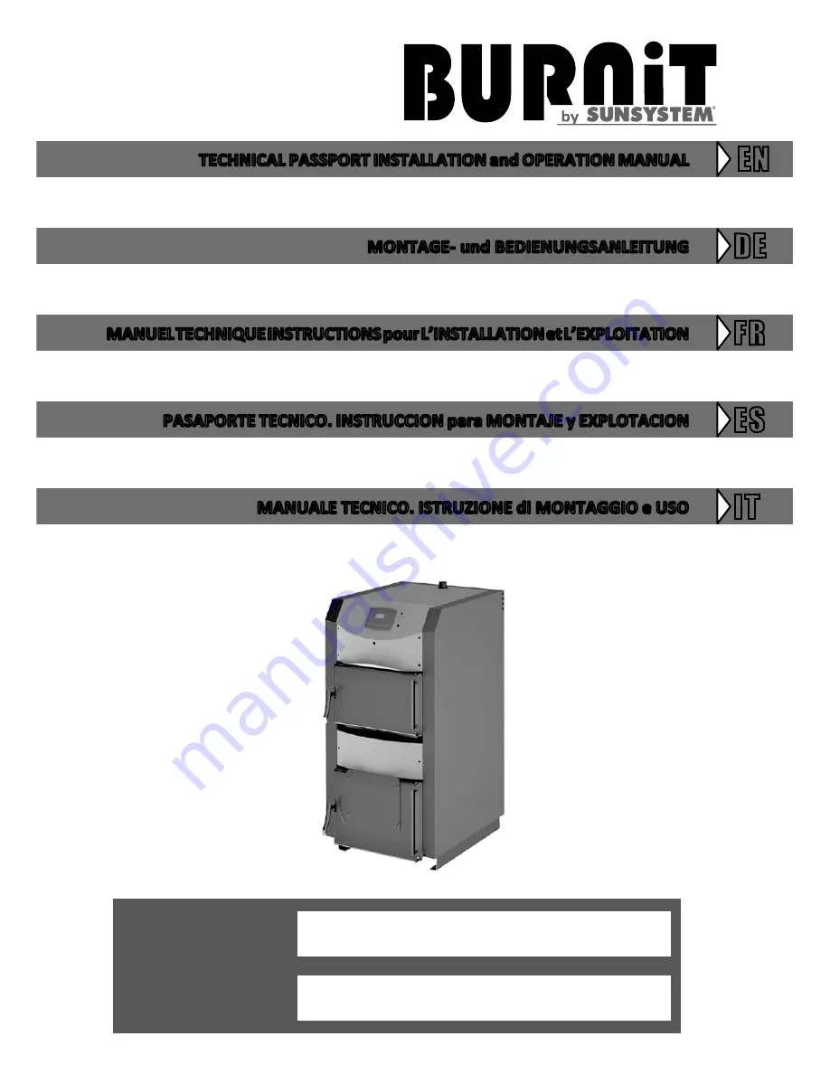 BURNiT WBS-A 110 Скачать руководство пользователя страница 1