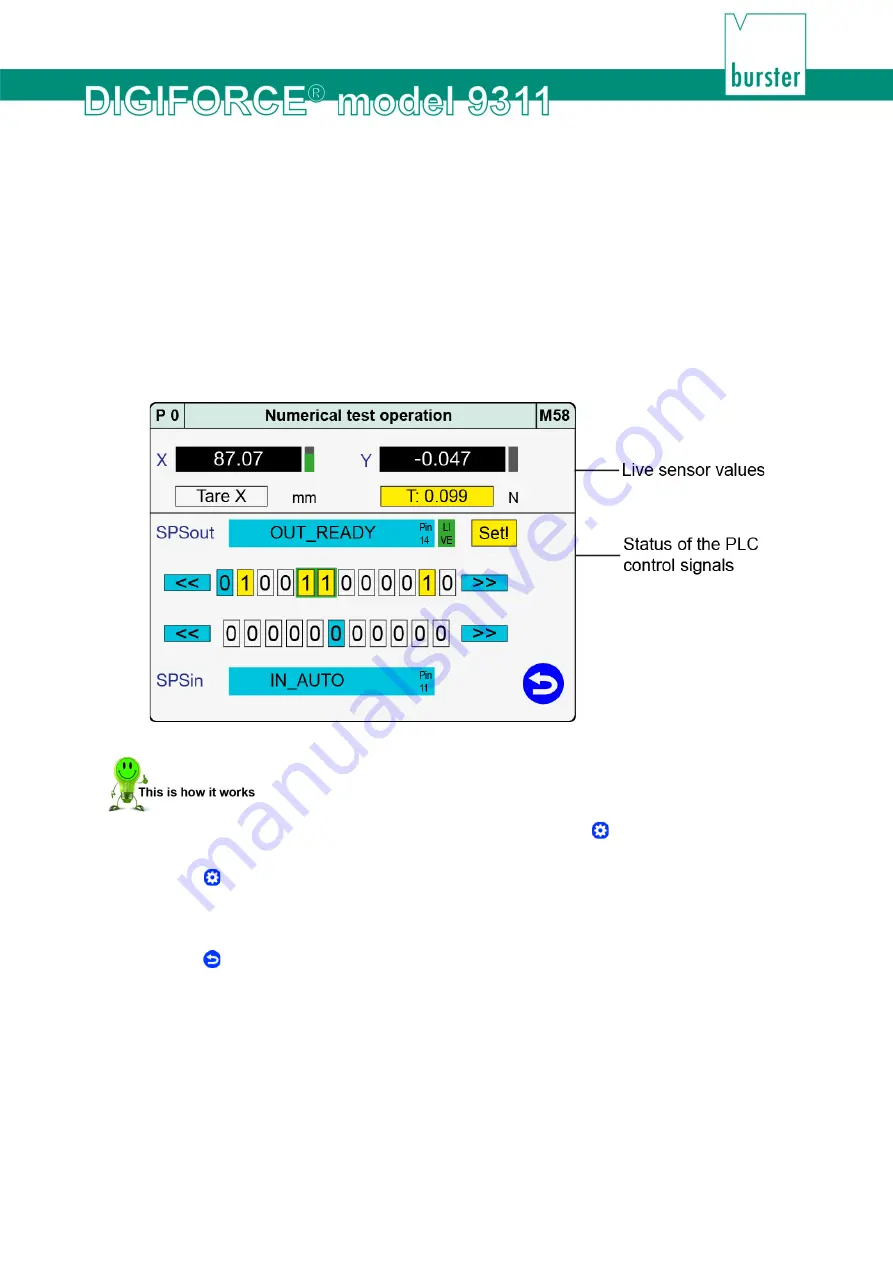 Burster DIGIFORCE 9311 Operation Manual Download Page 165