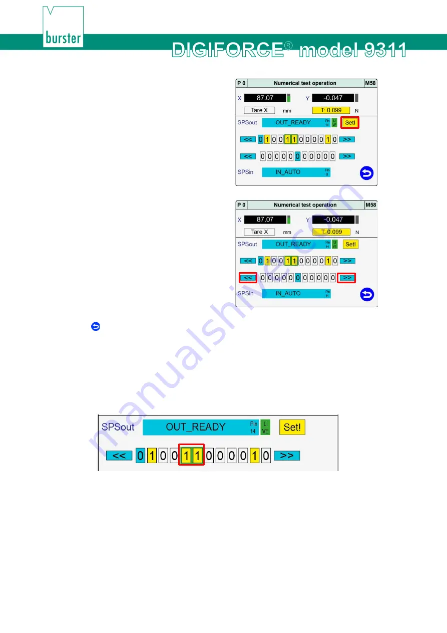 Burster DIGIFORCE 9311 Operation Manual Download Page 170