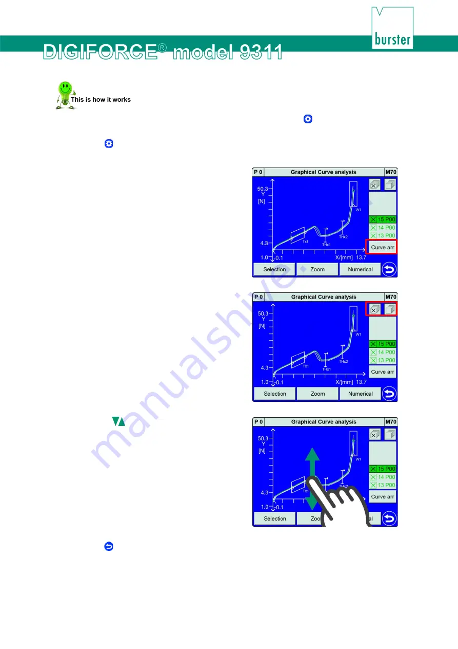 Burster DIGIFORCE 9311 Operation Manual Download Page 181