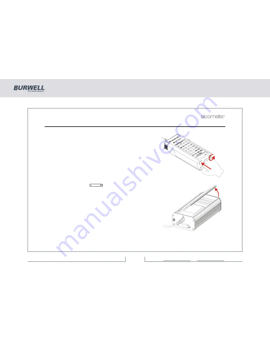 BURWELL Elcometer 355 Скачать руководство пользователя страница 7