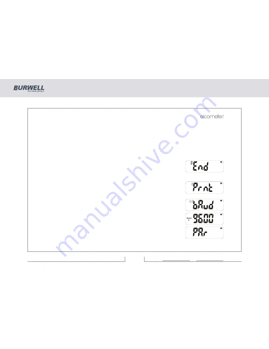 BURWELL Elcometer 355 Operating Instructions Manual Download Page 15