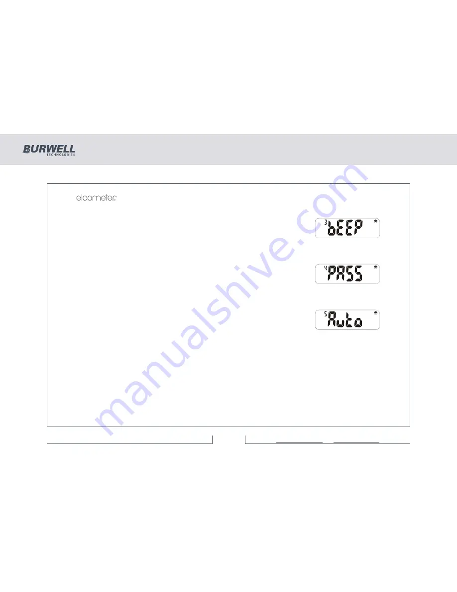 BURWELL Elcometer 355 Скачать руководство пользователя страница 18