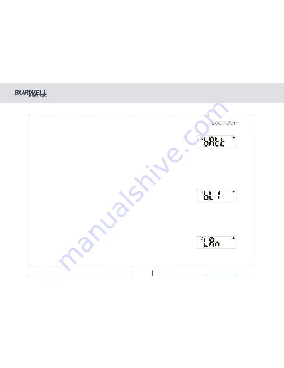 BURWELL Elcometer 355 Operating Instructions Manual Download Page 19