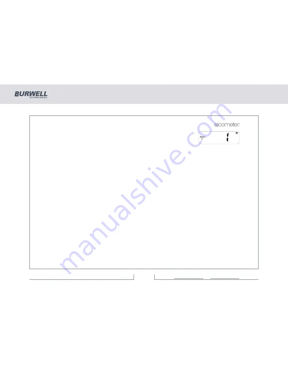 BURWELL Elcometer 355 Скачать руководство пользователя страница 21