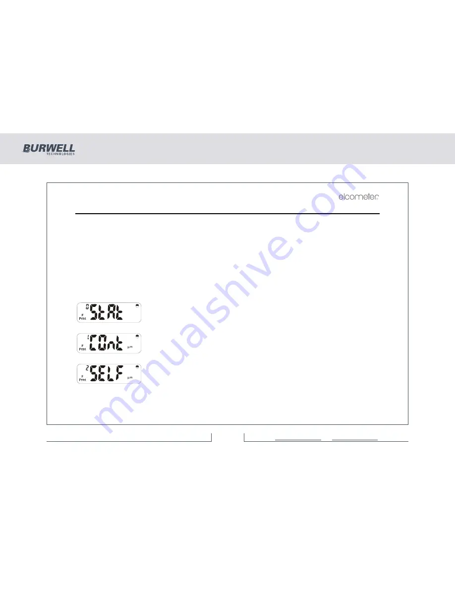 BURWELL Elcometer 355 Скачать руководство пользователя страница 25