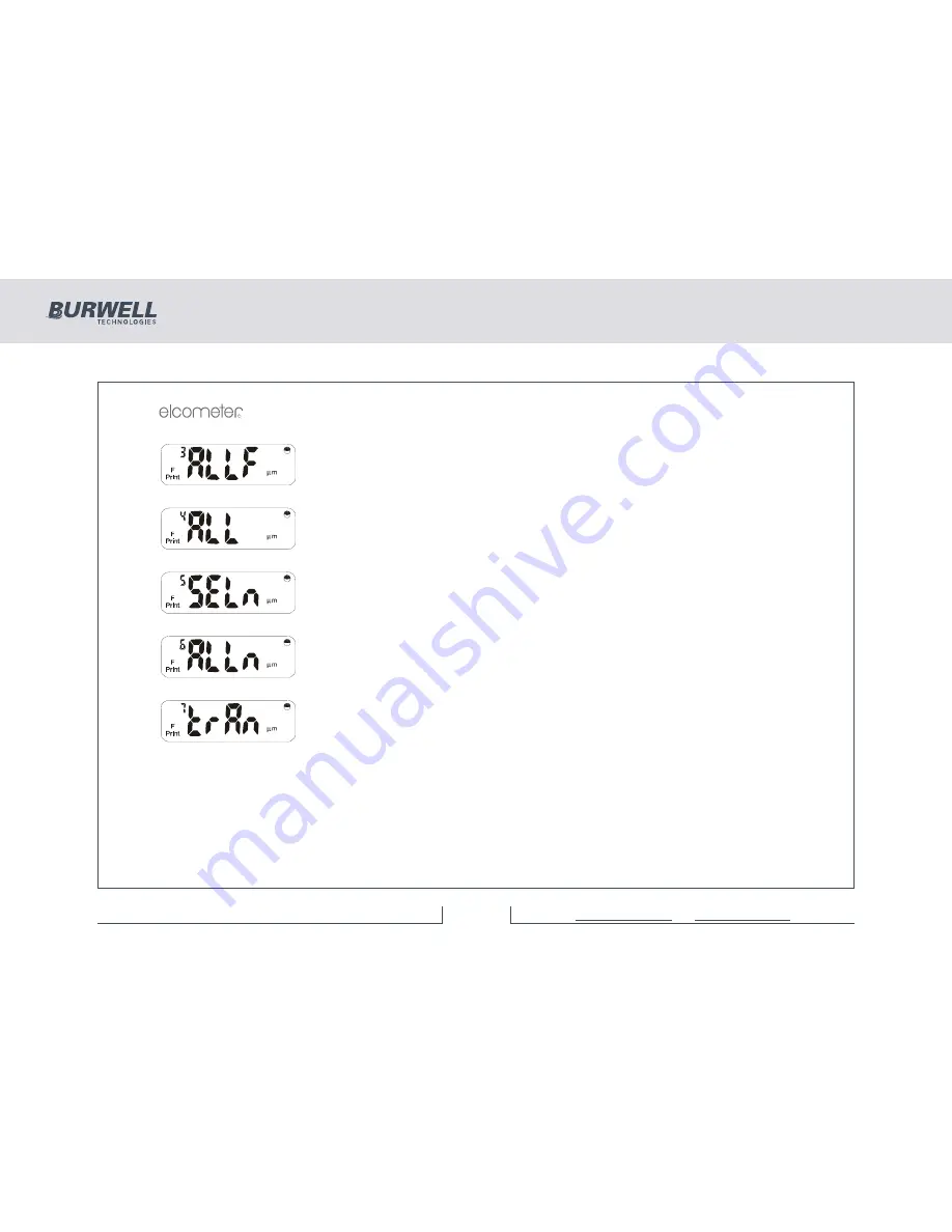 BURWELL Elcometer 355 Operating Instructions Manual Download Page 26