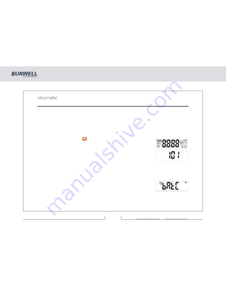 BURWELL Elcometer 355 Operating Instructions Manual Download Page 38