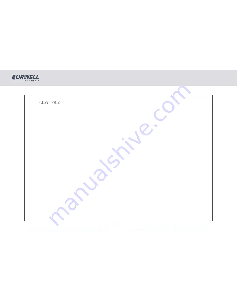 BURWELL Elcometer 355 Operating Instructions Manual Download Page 46