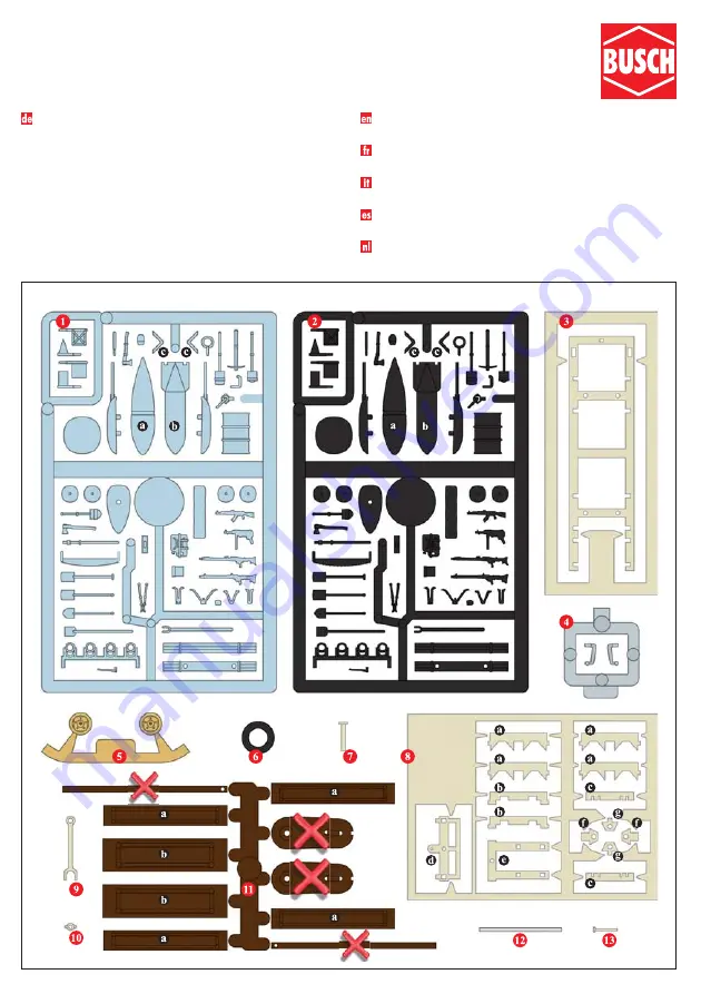 BUSCH H0 9606 Instructions Download Page 1