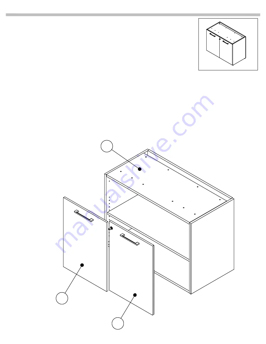 Bush Business Furniture AJR 22SD40AC Скачать руководство пользователя страница 3