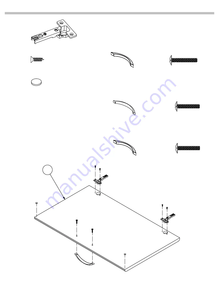 Bush Business Furniture HALF HEIGHT DOOR KIT Скачать руководство пользователя страница 9