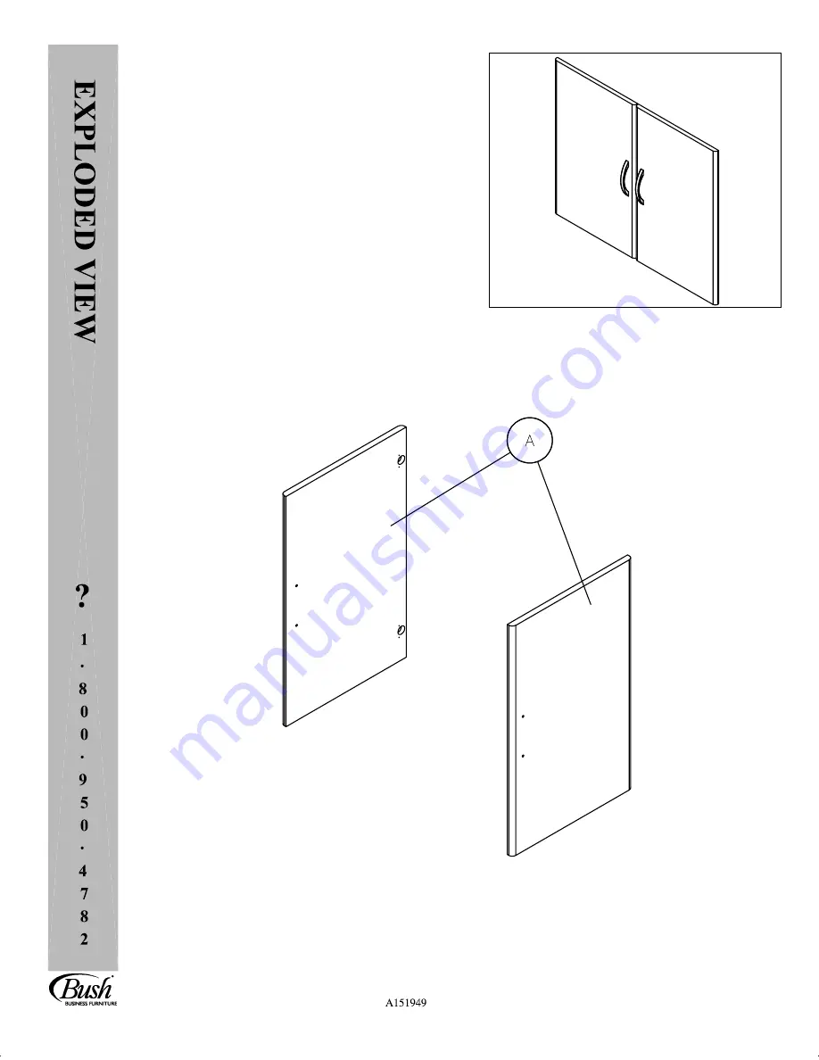 Bush Business Furniture WC12911 Скачать руководство пользователя страница 4