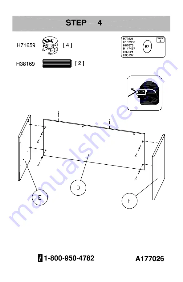 Bush Business Furniture WC12961 Manual Download Page 13