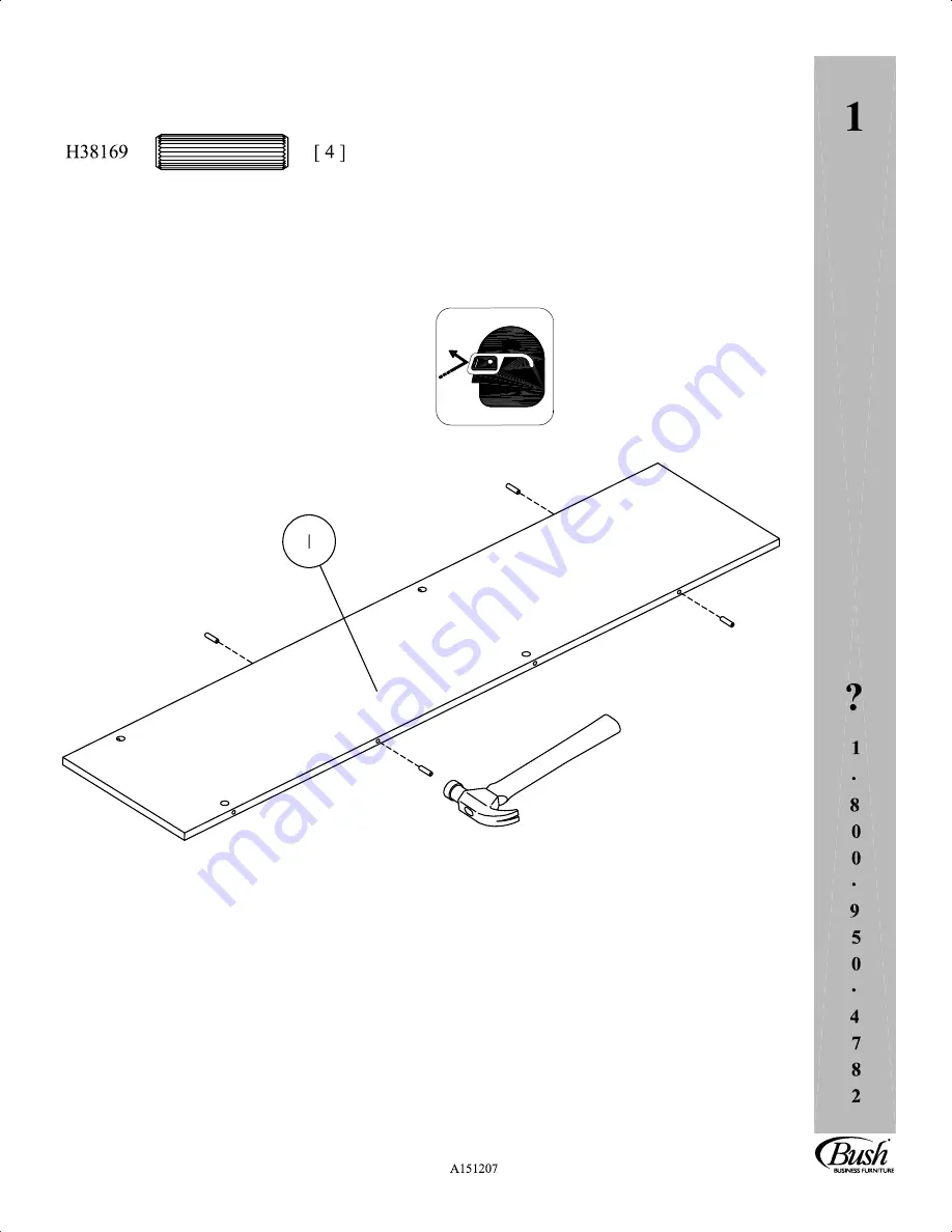 Bush Business Furniture WC14361 Скачать руководство пользователя страница 9