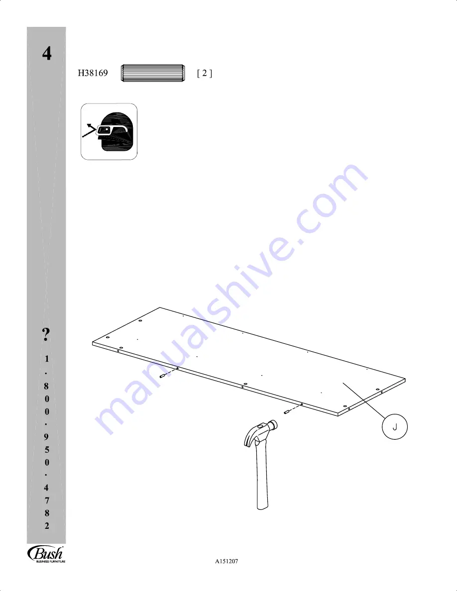 Bush Business Furniture WC14361 Скачать руководство пользователя страница 12